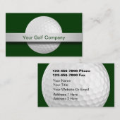Golf Ball Thgerespecteerd Visitekaartje (Voorkant / Achterkant)