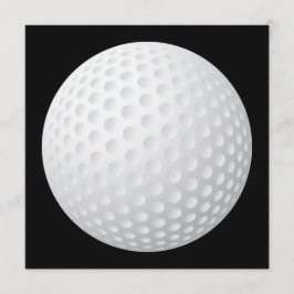 Golf Ball-uitnodiging Kaart