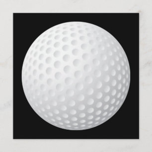 Golf Ball-uitnodiging Kaart