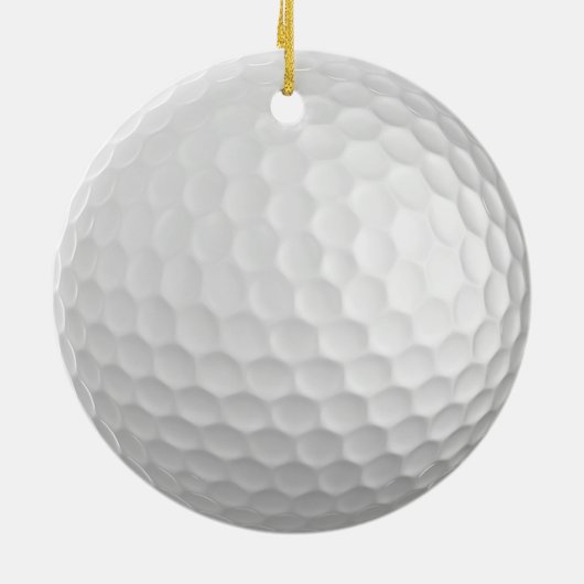 Golf Ball-versiering Keramisch Ornament (Achterkant)