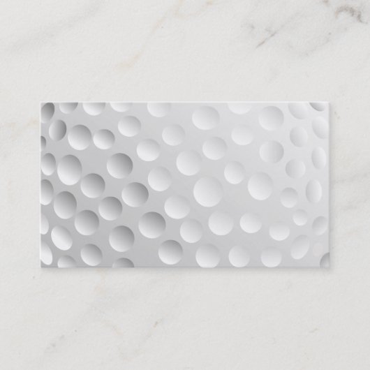 Golf Ball Visitekaartje (Voorkant)