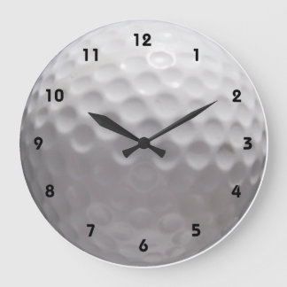Golf Ball Wall klok met cijfers