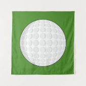 Golf Ball Wandkleed (Voorkant (horizontaal))
