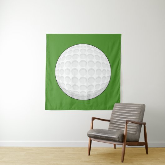 Golf Ball Wandkleed (In situ)