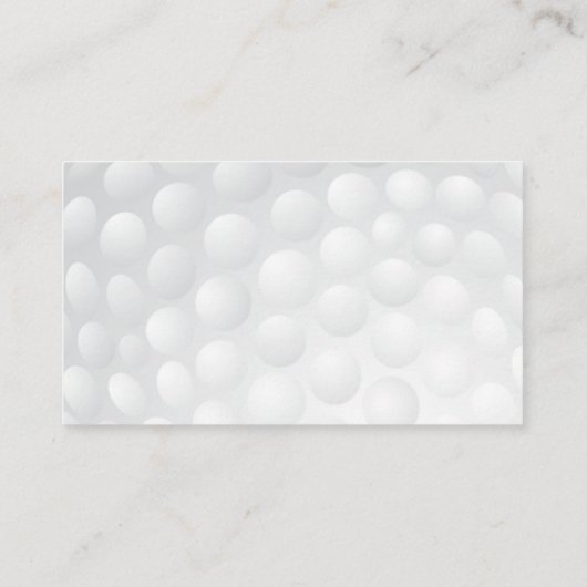 Golf Ball Wedding Reception Enclosure Informatiekaartje (Achterkant)