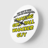 Golf Ball Whacker Guy Ronde Klok (Hoek)