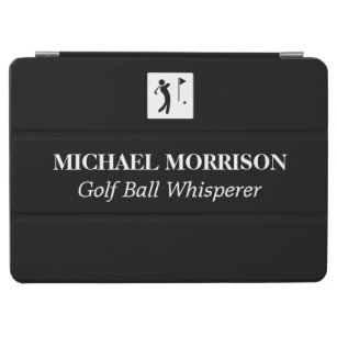 Golf Ball Whisperer Persoonlijke naam iPad Air Cover
