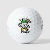 Golf Ball with Big Personality - Fore-Ever Swingin Golfballen (Voorkant)