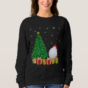 Golf Ball Xmas Tree Verlichting Santa Hat Golf Bal Trui
