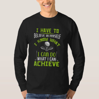 Golf-ballen met Golf Club Cool voor Golfspelers T-shirt