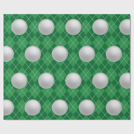 Golf-ballinktpapier Cadeaupapier (Vlak)