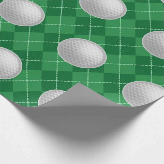 Golf-ballinktpapier Cadeaupapier (Hoek)