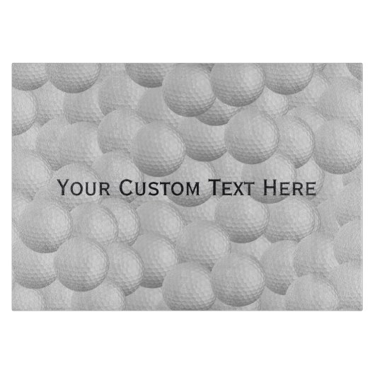 Golf Balls aangepast snijbord Snijplank (Voorkant)