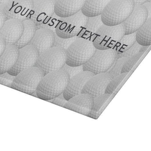 Golf Balls aangepast snijbord Snijplank (Hoek)