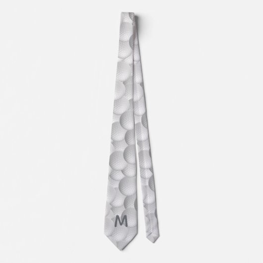 Golf Balls aangepast stropdas monogram (Voorkant)