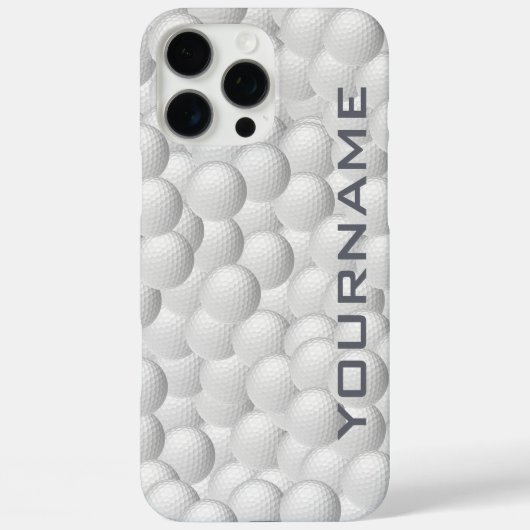 Golf Balls aangepaste hoesjes (Achterkant)