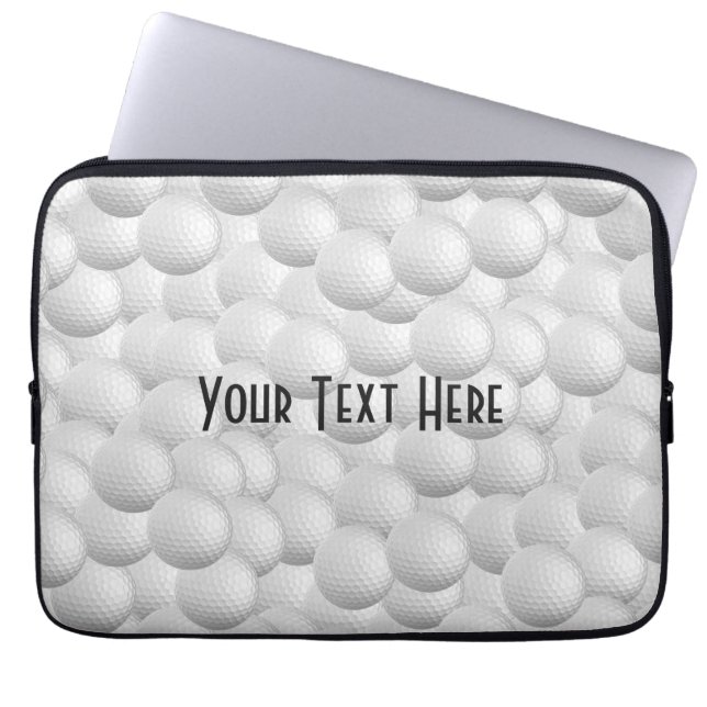 Golf Balls aangepaste laptophoezen Laptop Sleeve (Voorkant)