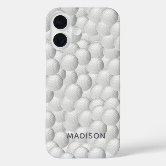 Golf Balls, aangepaste telefoongesprekken Case-Mate iPhone Case (Achterkant)