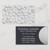 Golf Balls aangepaste visitekaartjes (Voorkant / Achterkant)