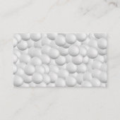 Golf Balls aangepaste visitekaartjes (Voorkant)