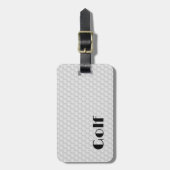 Golf Balls Abstract Design Bagagelabel (Voorkant verticaal)