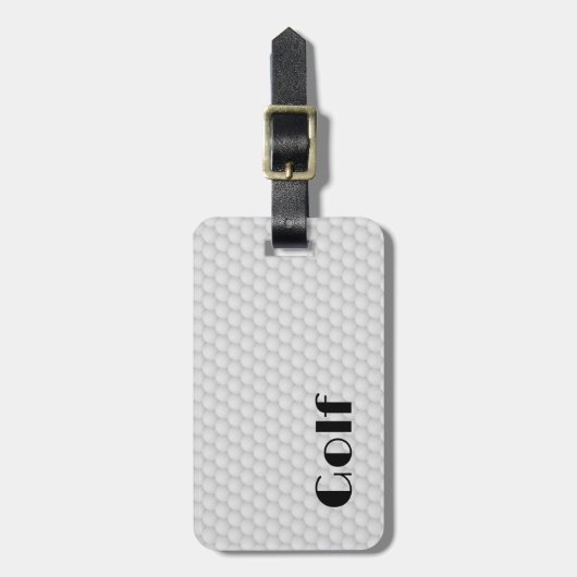 Golf Balls Abstract Design Bagagelabel (Voorkant verticaal)