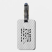 Golf Balls Abstract Design Bagagelabel (Achterkant verticaal)