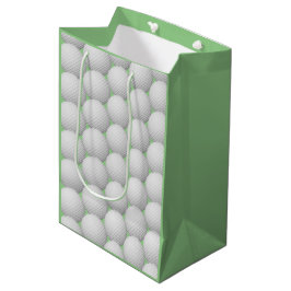 Golf Balls Abstract Design Gift Bag Medium Cadeauzakje