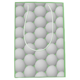 Golf Balls Abstract Design Gift Bag Medium Cadeauzakje