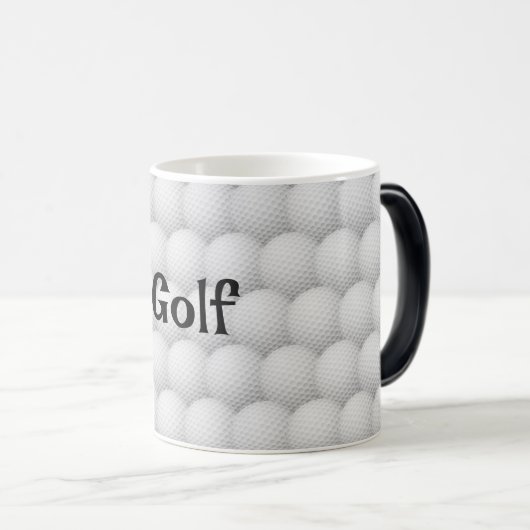 Golf Balls Abstract Design Mok (Voorkant rechts)