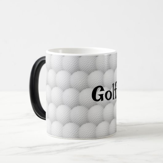 Golf Balls Abstract Design Mok (Voorkant links)