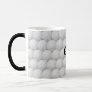 Golf Balls Abstract Design Mok
