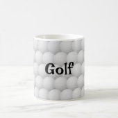Golf Balls Abstract Design Mok (Center)