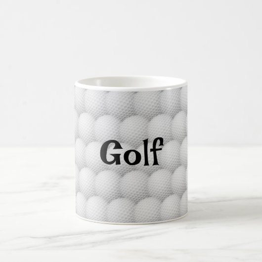 Golf Balls Abstract Design Mok (Center)