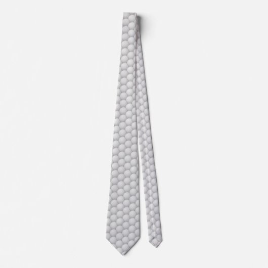 Golf Balls Abstract Design Necktie Stropdas (Voorkant)