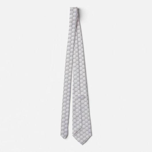 Golf Balls Abstract Design Necktie Stropdas (Achterkant)