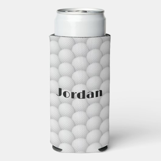 Golf Balls Abstract Design Seltzer Koelbox Blikjeskoeler (Seltzer Achterkant)