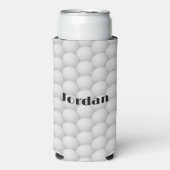 Golf Balls Abstract Design Seltzer Koelbox Blikjeskoeler (Seltzer Voorkant)