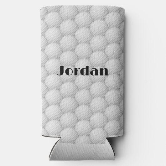 Golf Balls Abstract Design Seltzer Koelbox Blikjeskoeler (Achterkant)