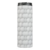 Golf Balls Abstract Design Thermal Tumbler Thermosbeker (Achterkant)
