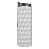 Golf Balls Abstract Design Thermal Tumbler Thermosbeker (Geroteerd rechts)