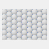 Golf Balls Abstract ontwerp — Papierset voor overv Inpakpapier Vel (Voorkant 2)