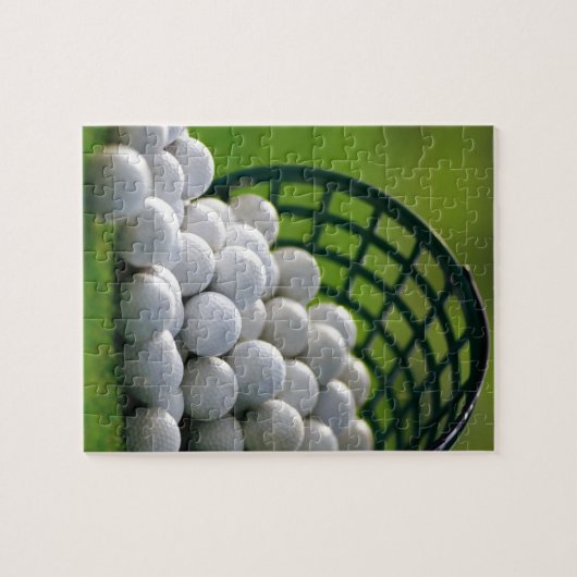 Golf Balls Bucket Legpuzzel (Horizontaal)