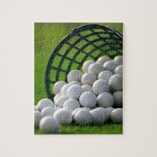 Golf Balls Bucket Legpuzzel (Verticaal)