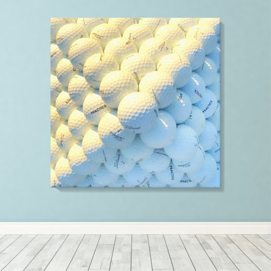 Golf Balls Canvas Afdruk (Insitu (Houten vloer))