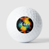 Golf Balls Code Golfballen (Voorkant)