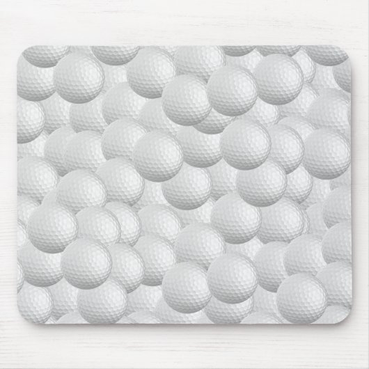 Golf Balls custom mousepad Muismat (Voorkant)