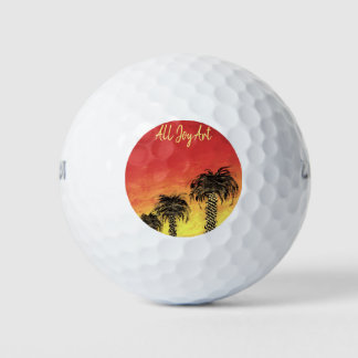 Golf Balls - "Desert Celebration" door All Joy Art Golfballen