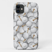 Golf Balls en T - shirts Iphone Case (Achterkant)