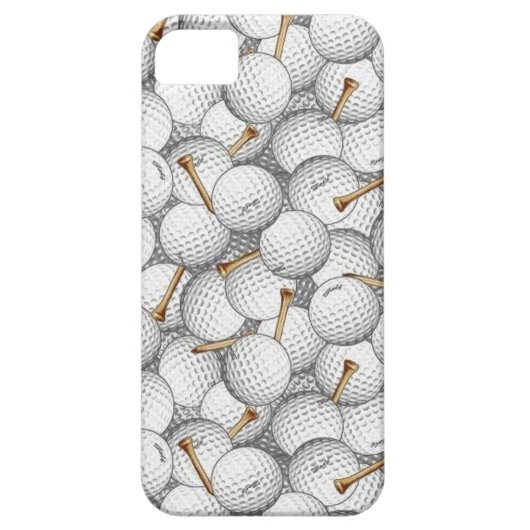 Golf Balls en T - shirts Iphone Case (Achterkant)